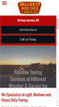Mobile Screenshot of hillcrestwreckerlawrence.com